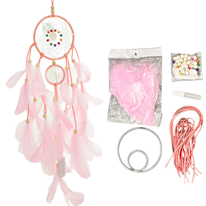 Juego de <span class=keywords><strong>atrapasueños</strong></span> hecho a mano DIY, juego de carillón de viento, juguetes creativos de pasta para construcción de equipos interactivos, interacción creativa corporativa - Product Image 6