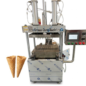 เครื่องทำโคนไอศกรีมแบบกึ่งอัตโนมัติระบบนิวเมติกสำหรับโรงงานอาหาร - Product Image 1