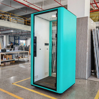 Cabine acoustique mobile insonorisée, chambre insonorisée, taille personnalisée pour espace de travail indépendant en intérieur