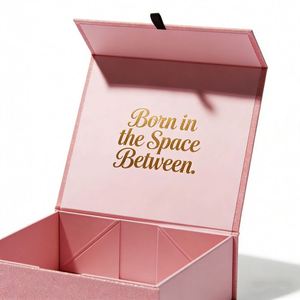 Caja de Regalo de Papel Plegable con Cierre Magnético y Cinta para una Presentación Económica y Elegante - Product Image 3