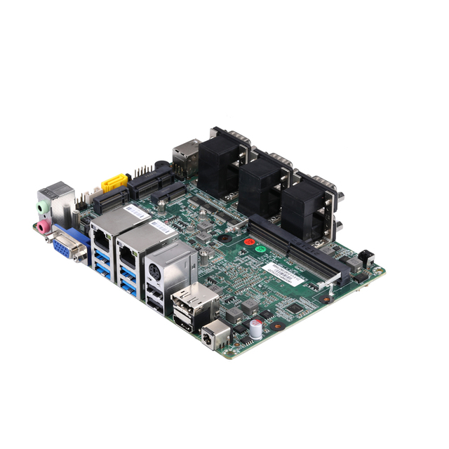 Qotom MB4U260 Series 3.5 Inch Mini-ITX Motherboard Support M.2 NVME SATA3.0 DDR4 Dual 2.5G LAN 6 RS232 Serial Port