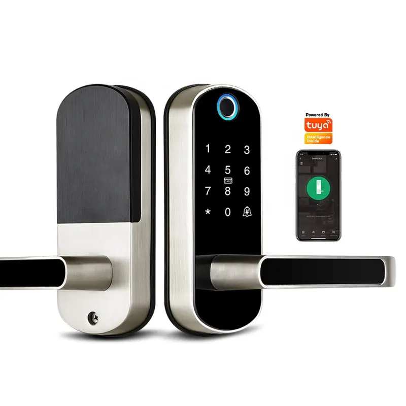2021 Newest Locking System Tuya APP WIFI Door Knob Digital Fingerprint Smart Lock
