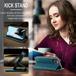 <span class=keywords><strong>Caseme</strong></span> เคส PU ธุรกิจ,เคสโทรศัพท์พับได้อเนกประสงค์พร้อมที่ใส่นามบัตรกระเป๋าสตางค์สำหรับ <span class=keywords><strong>iPhone</strong></span> 14 13 <span class=keywords><strong>12</strong></span> Pro Max - Product Image 3