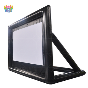 Pantalla de Proyección Inflable para Acampar al Aire Libre, Pantalla de Cine Móvil de Plástico Portátil de Plegado Rápido para Películas de Campamento - Product Image 1
