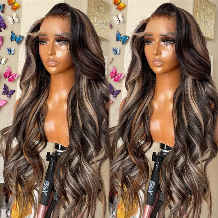 Human Hair Wholesale,virgin Remy Bleached Knots Full Lace Wig,mixed Hot Selling Afro Curly Brazilian Hair Long Hair22