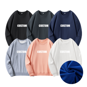 Servizio OEM <span class=keywords><strong>Felpa</strong></span> Girocollo Unisex Design Felpe in Cotone da Uomo Felpe e Maglioni da Uomo <span class=keywords><strong>Senza</strong></span> <span class=keywords><strong>Cappuccio</strong></span> - Product Image 3