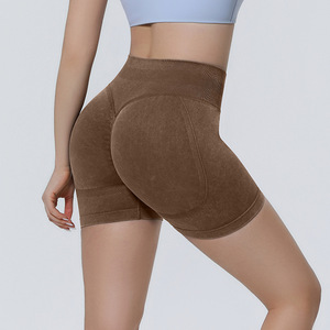 Shorts de yoga taille haute pour <span class=keywords><strong>femme</strong></span>, doux et respirants, idéaux pour l'été, shorts cyclistes moulants, tenue de sport, shorts de fitness pour <span class=keywords><strong>femme</strong></span> - Product Image 2