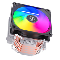 SNOWMAN 120mm rvb PC ventilateurs CPU refroidisseur LED boîtier d'ordinateur carte mère Logo personnalisé 12V tension détaillant en gros CPU dissipateur thermique