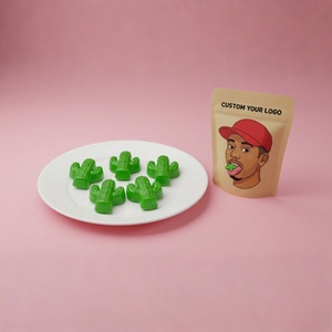 Sachets de collation de style Cali de 3,5 g, marque privée, légers, réutilisables, en papier kraft, sachets debout pour collations de voyage - Product Image 2