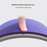 Anillo de Pilates de TPE, Ruedas de Yoga, Estirador de Espalda, Abre Hombros, Rodillo de Pilates para Ejercicio Físico y Entrenamiento de Columna Vertebral en Gimnasio