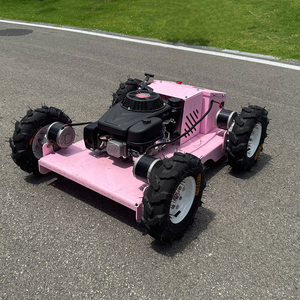 เครื่องตัดหญ้าแบบหุ่นยนต์ตัดหญ้ามีล้อควบคุมระยะไกลเครื่องยนต์เบนซิน - Product Image 3