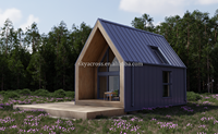 Chine Maison préfabriquée à toit triangulaire Casa Prefabricada Cabine modulaire Petites maisons Maison Conteneur Maisons préfabriquées
