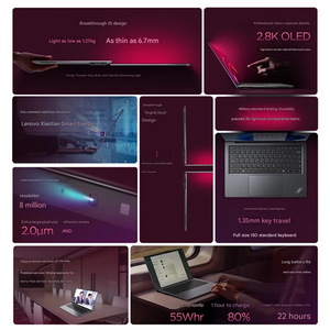 Venta al por Mayor del Nuevo Portátil Empresarial ThinkPad X9 14, Metálico, en Inglés, Core Ultra 7, 32 GB de RAM, 1 TB SSD, Pantalla Táctil OLED de 14 Pulgadas y 2.8K, Original - Product Image 5