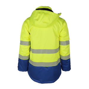 Chaqueta de Trabajo Ignífuga, Ropa de Seguridad de Alta Visibilidad, Corte Regular, 100% Algodón, para Uso Químico, Metalúrgico y Petrolero - Product Image 2