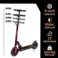 Trottinette Électrique USA Warehouse Flipper Zero 24V 180W pour Enfants et Jeunes