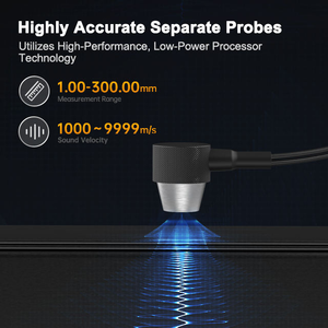 Sndway SW-6510S Ultraschall-Dickenmessgerät Kunststoff Glas Keramik Metall Stahlplatte Edelstahlrohr Wanddickenmessgerät - Product Image 4