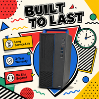 Station de travail de bureau OEM personnalisée Hygon 3350 8 cœurs 3,0 GHz 8 Go 512 Go SSD 2 Go GPU Châssis 15L Ensemble complet 23,8 pouces