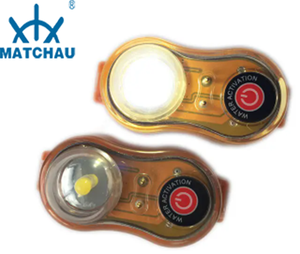 Luce di Segnalazione AIS MATCHAU per Soccorso Marino con GPS Beidou, Posizionamento Duale, Allarme MOB, Attivazione Manuale/Automatica, Accessorio per Giubbotto di Salvataggio - Product Image 1