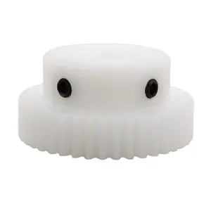 1M20T hole 4/5/6/7/8/10/12 White POM spur gear 1 mold 20-tooth plastic nylon gear