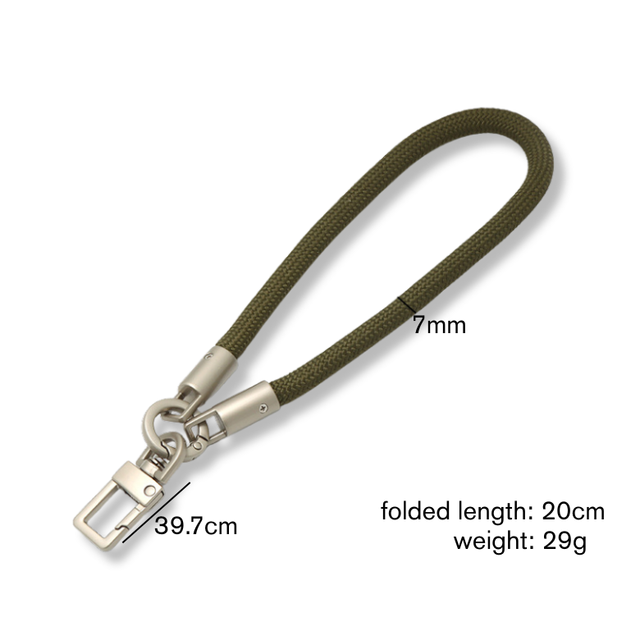 Cute Comfortable Polyester Phone Holder Wrist Lanyard Keychain for iPhone for Samsung Mobile Phones Convenient Hand Wrist Strap