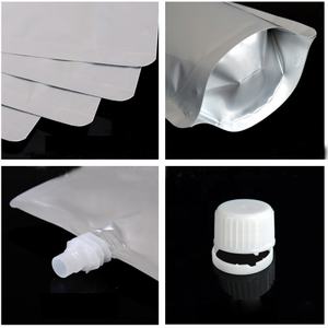 Zilveren Aluminiumfolie Stand-Up Vloeibare Drank <span class=keywords><strong>Food</strong></span> Grade Doypack Bag Barrier Verpakking Pouch Met Bovenste Hoek Tuit - Product Image 6