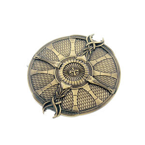 Acquisto all'ingrosso Cool God of War Kweigi Kratos guardiano scudo 10cm tutto in metallo arti e mestieri ciondolo regali - Product Image 1