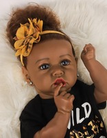 Vente en gros de poupées reborn de 55 cm (22 pouces), poupées réalistes en silicone et vinyle, nouveau-né, petite fille, poupée réaliste personnalisée