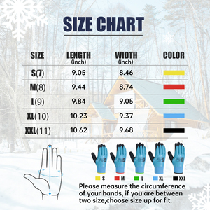 15 Máy đo Polyester 7 Máy đo monhair làm việc không thấm nước găng tay cho thời tiết lạnh, Cách Nhiệt Mùa Đông Tủ đông làm việc găng tay với grip - Product Image 6