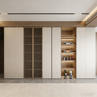 Armoires de rangement modulaires modernes en bois massif personnalisées pour salon - Écologiques et durables - Vente directe d'usine et vente en gros