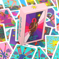 SESE des deux côtés cartes de tarot colorées personnalisées et oracles imprimés personnalisés