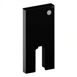 Módulo Rakmonolite para inodoro de suelo, negro, 110 cm de largo, 57 cm de ancho, 19 cm de altura - Product Image 2