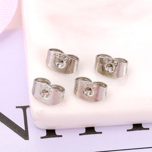 Pendientes de plata S925 con forma de mariposa para mujer, accesorios pequeños para pendientes, uso diario, paquete de 100 - Product Image 4