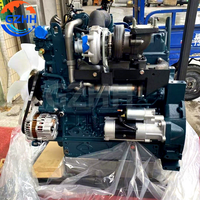 Ensemble moteur diesel Kubota V3800-DI-T-ET02 d'origine, 72,9 kW, 2600 tr/min, 4 cylindres, turbo, V3800 pour pièces de tracteur et d'excavateur
