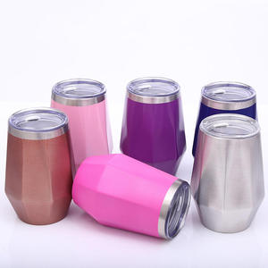 Nuevo Vaso Térmico <span class=keywords><strong>de</strong></span> Acero Inoxidable 304 <span class=keywords><strong>de</strong></span> 360 ml con Tapa, Diseño <span class=keywords><strong>de</strong></span> Huevo <span class=keywords><strong>de</strong></span> Diamante, Venta Directa <span class=keywords><strong>de</strong></span> Fábrica - Product Image 6