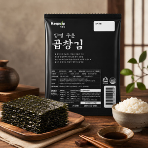 Haepulip Gomchae Bio Rôti aux Algues 22g – Plat d'accompagnement en Sachet - Product Image 2