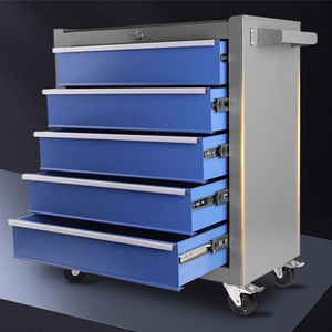 Oem ODM thép tùy chỉnh công cụ tủ với sửa chữa ngăn kéo xe đẩy sắt hội thảo nhà để xe lưu trữ công cụ giỏ hàng - Product Image 3