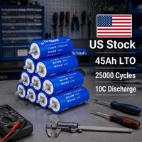 Batterie au lithium-titanate (LTO) Yinlong 40Ah 35Ah 30Ah 45Ah 66160 2.3V pour système audio RV, 25000 cycles, décharge 10C, entrepôt US