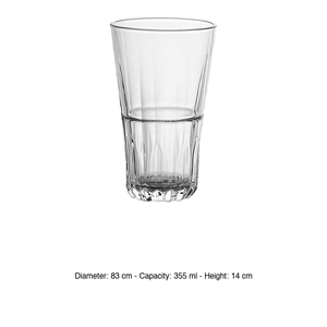 Verre à boisson Brooklyn 35,5 cl Duratuff H 14 cm Ø 8,3 cm Empilable Libbey - Product Image 3