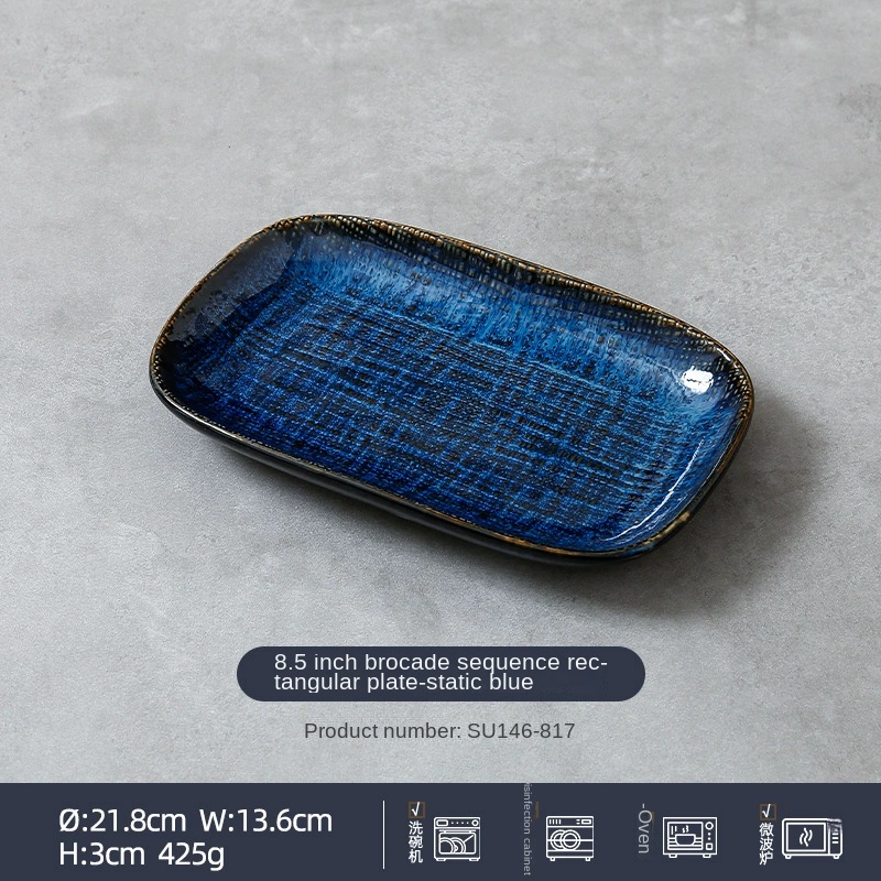 Plato rectangular de 8.5 pulgadas