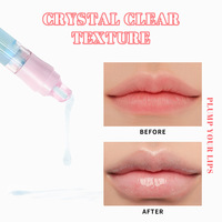 Brillo Labial Hidratante con Efecto Espejo, Logotipo Personalizado OEM ODM, Aceite Labial Brillante para Marca Privada