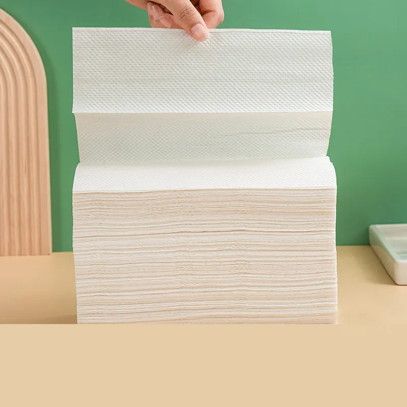 Venta caliente precio al por mayor toallas de papel para invitados desechables 1 capa toalla de mano papel 300 m