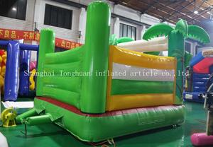 EN14960 small inflatable bouncer inflatable <span class=keywords><strong>monkey</strong></span> green good quality for sale - Product Image 4