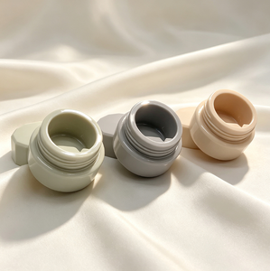 Pot cosmétique rond en plastique PP, conteneur de crème, pot d'échantillon de maquillage opaque pour crème pour le visage, crème pour les yeux - Product Image 2