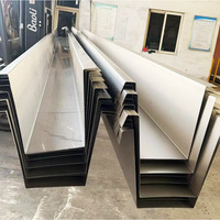 Tuyau de drainage de gouttière en acier inoxydable 304 sur mesure pour eaux de pluie, résistant à la rouille, durable, alimentation directe usine