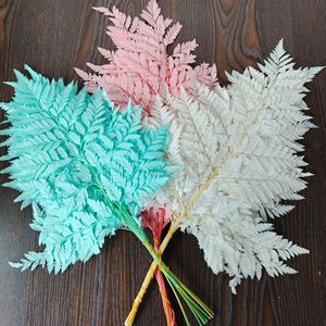 Hojas de Arachniodes Reales, Hojas Secas y Conservadas, Decoración para el Hogar y la Oficina, <span class=keywords><strong>10</strong></span> Piezas/Ramo, 40-50 cm, Graduación, Día de San Valentín - Product Image 2