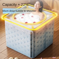 Baignoire à glace pliable portable, baignoire à température constante, baril de récupération par le froid pour adultes et enfants