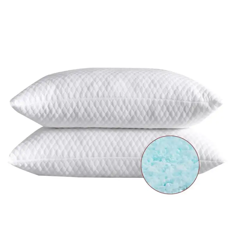 Ustomize-almohada de espuma viscoelástica triturada de aloe vera, cojín de espuma viscoelástica triturada de fábrica, superventas