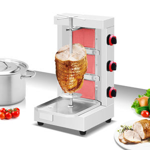 Gran oferta, máquina <span class=keywords><strong>de</strong></span> Shawarma rotativa automática sin mesa, rotación Manual, precio barato, Doner Kebab congelado usado - Product Image 1