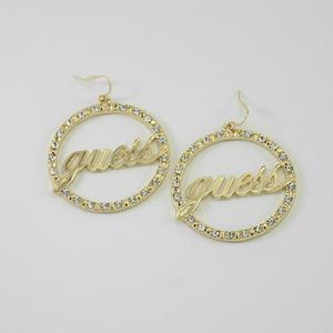 Pendientes Redondos Extra Grandes de Estilo Europeo y Americano, Modernos y Únicos, Joyería de Diseñador de Lujo <span class=keywords><strong>GUESS</strong></span> al por Mayor - Product Image 4