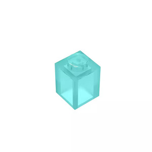 Mattoncini in Plastica Interconnessi 1x1 di <span class=keywords><strong>Dimensioni</strong></span> Standard con Connettori a Perno, Elementi Giocattolo per Costruzioni Fantasiose - Product Image 3